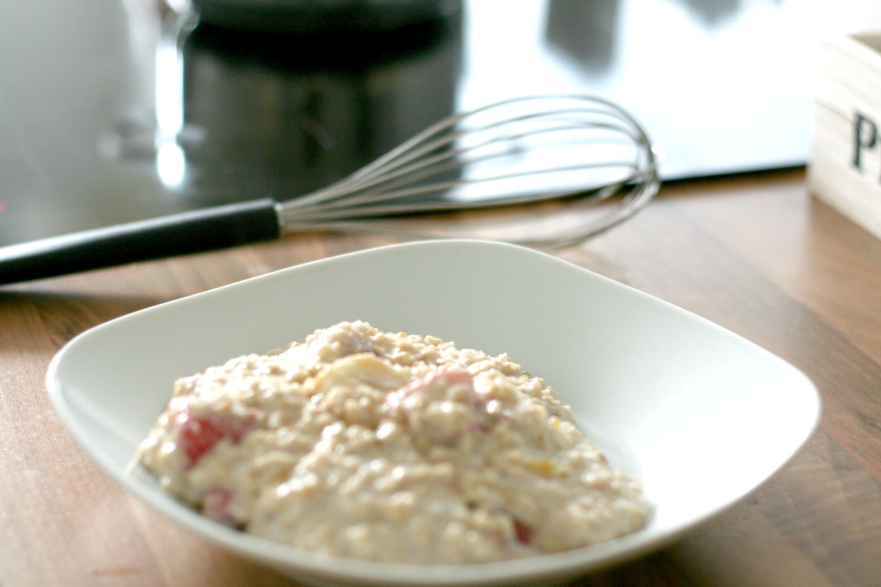 Porridge-Frühstücksmahlzeit-Zubereitung